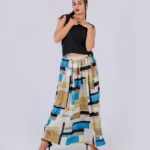 Random Stripe Skirt