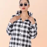 Black & white Check Shirt